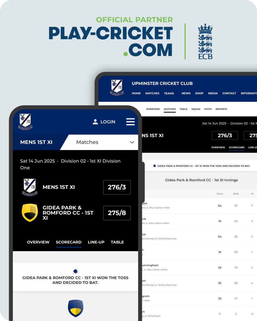ECB Play-Cricket integration showcase